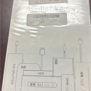 8K HDMI Splitter - White